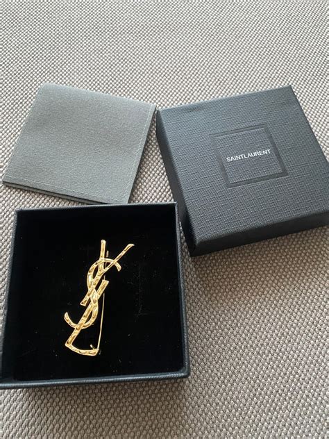 ysl brosche mini|yves saint laurent brooch.